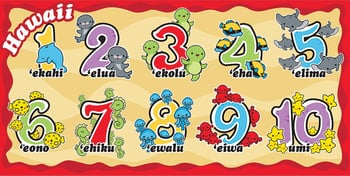 Numbers Sealife 30"x60" Beach Towel