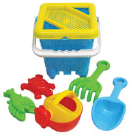 Sand Castle Square Bucket Set