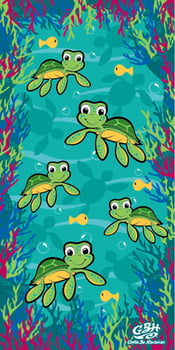 30" by 60" Baby Honu (30"x60") Towel