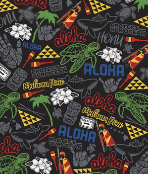 Microfleece Towel Blanket 60"x70" - Mix Plate