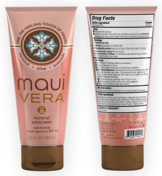 Maui Vera Mineral Sunscreen SPF 30 - 6.5 oz