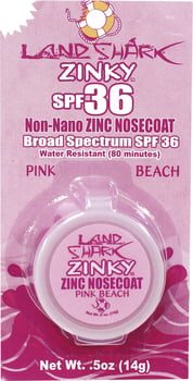 Land Shark Non-Nano Zinc Nosecoat Pink Beach SPF 36 - 0.5 oz