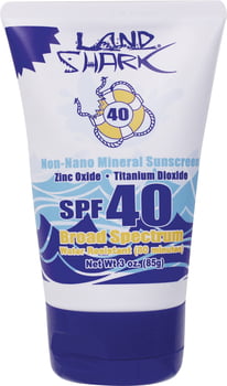 Land Shark Non-Nano Mineral Sunscreen Lotion SPF 40 - 3 oz