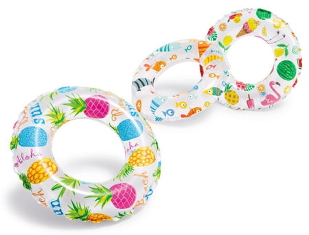 20" Lively Print Swim Ring