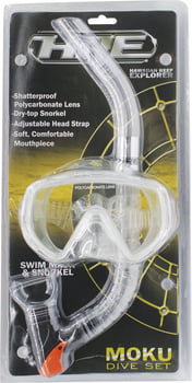 Mask & Snorkel Sets Dive Set Moku - Clear