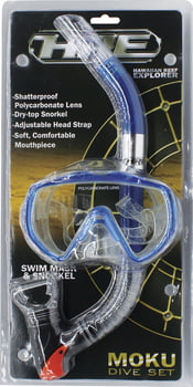 Mask & Snorkel Sets Dive Set Moku - Blue