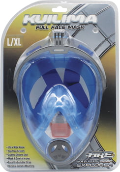 Mask & Snorkel Sets Full Face Snorkel Mask - Blue
