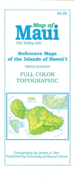 Guide & Travel Map of Maui the Valley Isle, 9th Edition