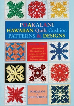 Arts & Crafts Poakalani Hawaiian Quilt Cushion Patterns and Design V.2
