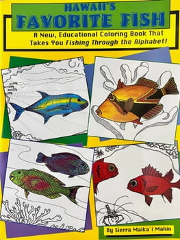 Color & Activity Books Hawai’i’s Favorite Fish Coloring Book