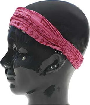 Island Headband - Batik Pink