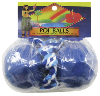 Implements IMPLEMENT MAORI POI BALL BLUE