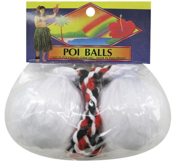 Implements IMPLEMENT MAORI POI BALL WHITE