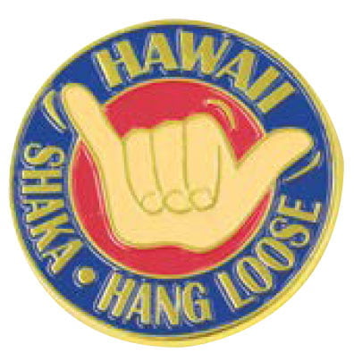 Magnet 2x2 Hawaii Shaka