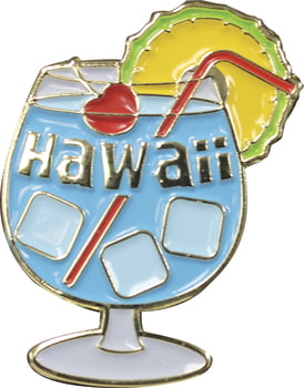 Pin Blue Hawaii Cocktail