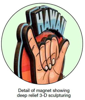 3-D Magnet Medium - Island Chain