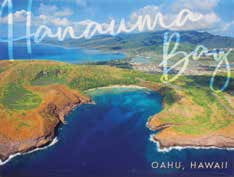 Magnets Badge Magnets Oahu - Hanauma Bay Aerial