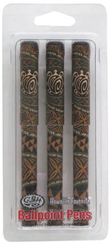 Stationery Ballpoint Pen 3 Packs - Honu Tapa