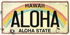 Signs & License Plates 6"x12" Vintage License Plate - Aloha