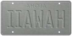 6"x12" Vintage License Plate - Waikiki Pink