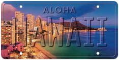 Signs & License Plates 6"x12" Vintage License Plate - Waikiki Pink