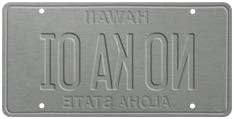 6"x12" Vintage License Plate - NO KA OI