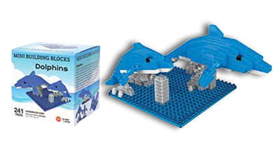 Mini Building Blocks Dolphins