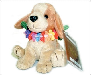 Dolls and Plushies Hawaiian Collectibles - Puni Hele the Hawaiian Dog