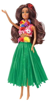 Dolls and Plushies Hawaiian Doll - Nohea with Green Skirt