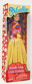 Hawaiian Doll - Malia with Natural Skirt