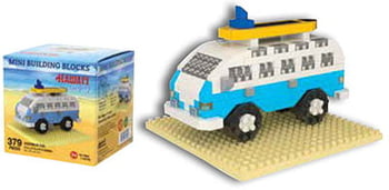 Mini Building Blocks Mini Building Blocks Bus & Surfboard