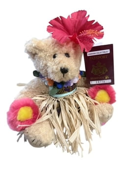 Bearfoot Hawaiian Collectible - Modern Hula Bear