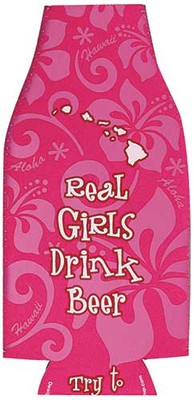 Bottle Flat Coolie ~ Real Girls Drink Beer