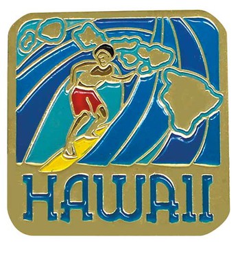 Pin Hawaii Surf