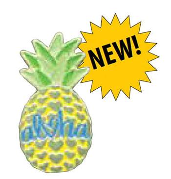 246789 Pin Pineapple Hearts - Pack of 3