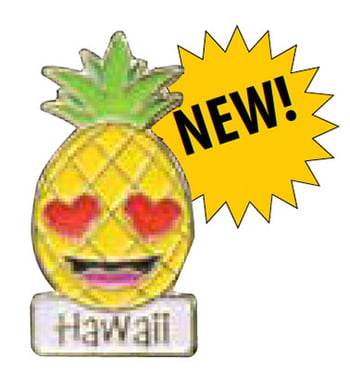 Pin Emoji Heart Hawaii - Pack of 3