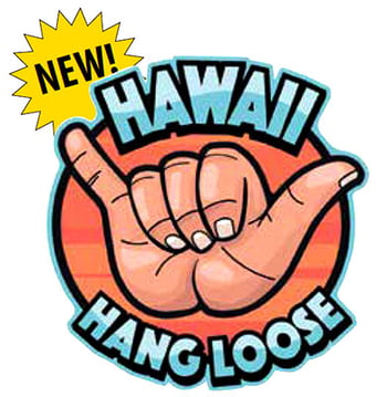 3-D Magnet Medium - Hang Loose