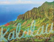 Badge Magnets Kauai - Majestic Kalalau Valley - Pack of 5
