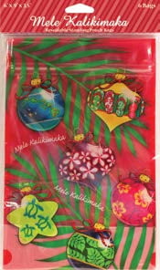 Christmas Zip Bags - Island Ornaments - Pack of 36 Bags