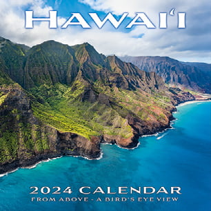 2024 Hawaii Landscapes - 11"x11" Wall Calendar