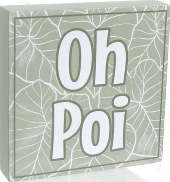 Wood Sign - Oh Poi