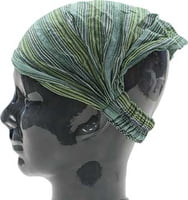Island Headbands - Striped Green
