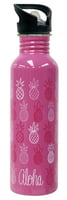 Water Bottle Pineapple Sunday Pink