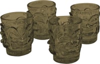 Shot Glass Ooga-Shaka Tiki Light Smoke (set of 4)