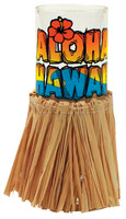 Cordial Shot Glass w/ Skirt - Aloha Hawaii