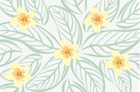 Placemats - Plumeria (Set of 6)