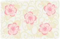 Placemats - Pink Hibiscus (Set of 6)