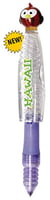 Folding Light Up Pen Hawaii Rooster Purple