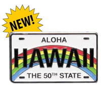 Magnet Hawaii License Plate - Pack of 3