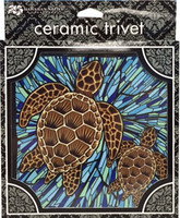 Honu Glass Ceramic Tile Trivet